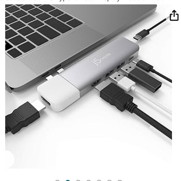 J5 Create USB-c docking hub with adapters - Picture 2 of 14